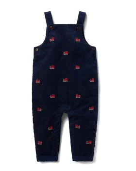 Janie and Jack | Janie and Jack Baby Embroidered Train Corduroy Overall 3.3折