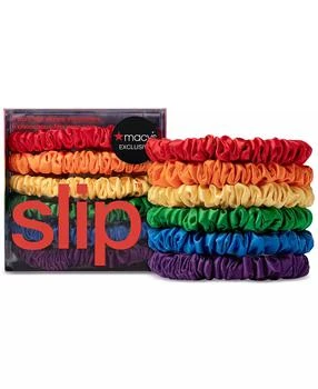 Slip | 6-Pc. Rainbow Pure Silk Skinny Scrunchies, Exclusively at Macy's,商家Macy's,价格¥283