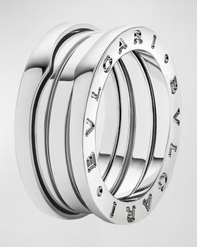 商品BVLGARI | B.Zero1 18k White Gold 3-Band Ring, EU 55 / US 7.25,商家Neiman Marcus,价格¥20872图片