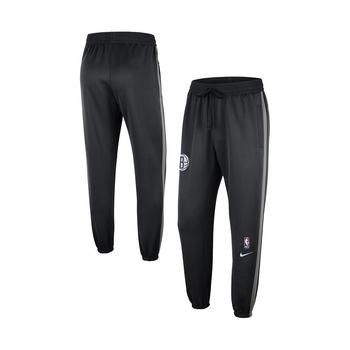 NIKE | Men's Black Brooklyn Nets Authentic Showtime Performance Pants商品图片,