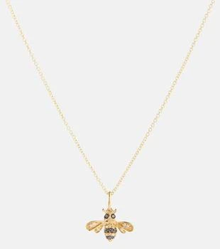 推荐Bumblebee 14kt gold necklace with diamonds and sapphires商品