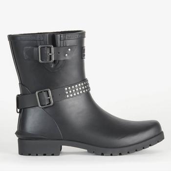 推荐Barbour International Women's Leona Biker Boots - Black商品