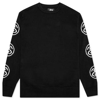stussy卫衣直邮, STUSSY | Stussy SS-Link Sweater - Black商品图片 