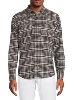 Calvin Klein | Long Sleeve Plaid Button Down Shirt商品图片,5折