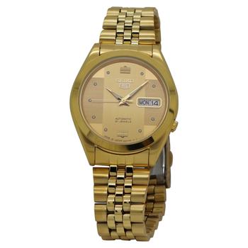 精工5号, Seiko | Seiko 5 Automatic Gold Dial Mens Watch SNKC12J1商品图片 5折
