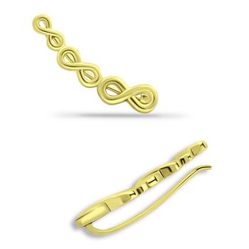 Giani Bernini | Infinity Ear Crawler Earrings in 18k Gold Over Sterling Silver or Sterling Silver商品图片,2.5折