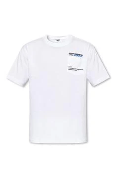 Fila | Fila X Haider Ackermann Logo-Embroidered Crewneck T-Shirt 4.8折, 独家减免邮费
