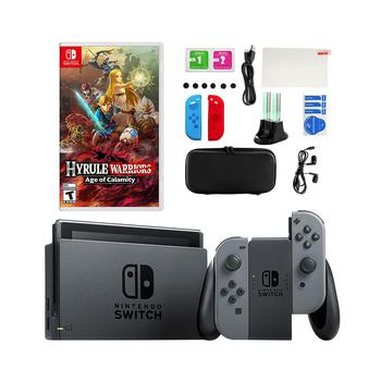 Nintendo | Switch in Gray with Hyrule Warriors & Accessory Kit商品图片,独家减免邮费