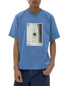 Helmut Lang | Paris Postcard Short Sleeve Crewneck Logo Graphic Tee商品图片,6折×额外7.5折, 额外七五折