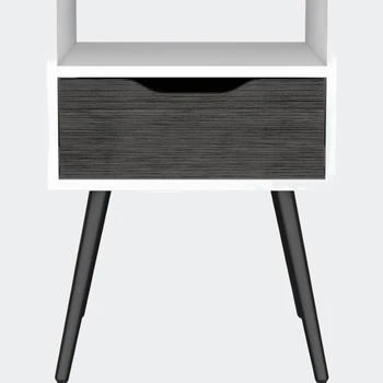 FM Furniture | Allie Nightstand, Superior Top, Open Shelf, One Drawer,商家Verishop,价格¥558