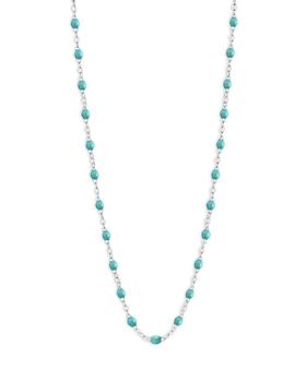 商品Gigi Clozeau | 18K White Gold Classic Gigi Resin Bead Collar Necklace, 16.5",商家Bloomingdale's,价格¥2678图片