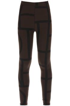 Totême | LEGGINGS WITH MONOGRAM MOTIF商品图片,7.1折, 独家减免邮费