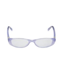 商品54MM​ Rectangular Optical Glasses,商家Saks OFF 5TH,价格¥365图片
