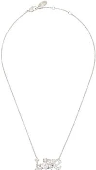 Vivienne Westwood | Silver Roderica Pendant Necklace,商家Ssense US,价格¥1789