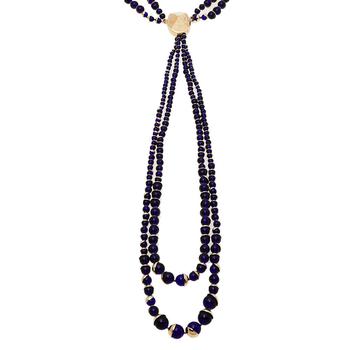dior项链, [二手商品] Dior | Dior Mise en Dior Blue Beaded Multi Strand Necklace商品图片 3.3折, 满1件减$100, 满减