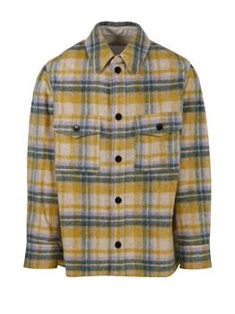 推荐Isabel Marant Gervon Checked Buttoned Jacket商品