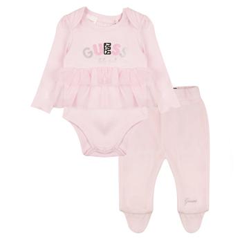 推荐Pale Pink Tutu Romper & Velour Bottoms Set with Gift Tin商品