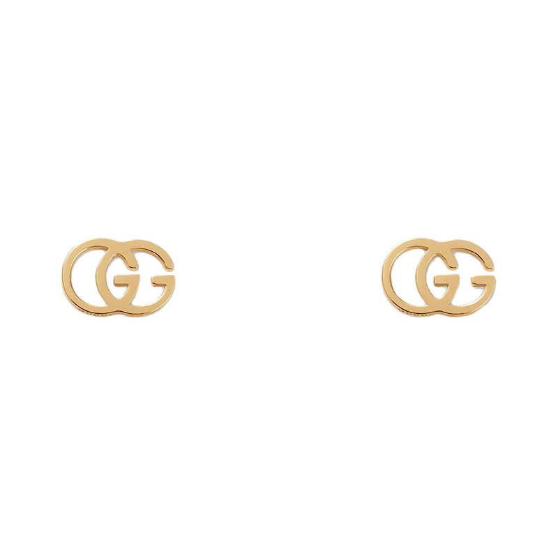 Gucci | GUCCI/古驰 经典款18K金黄金双G耳钉商品图片,8.3折×额外9.8折, 包邮包税, 额外九八折