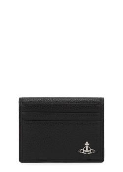 西太后包上海, Vivienne Westwood | Black logo leather card holder商品图片 