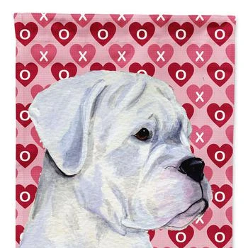 Caroline's Treasures | Boxer Hearts Love and Valentine's Day Portrait Garden Flag 2-Sided 2-Ply SS4509GF,商家Verishop,价格¥137