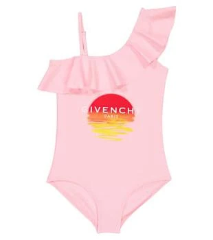 Givenchy | Asymmetric ruffled swimsuit,商家MyTheresa HK,价格¥930