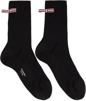 Thom Browne | Black Wool Socks商品图片,独家减免邮费