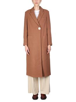 ALYSI | Alysi Single-Breasted Longline Coat商品图片,7.6折