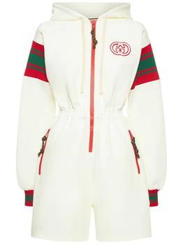 推荐Hooded Jersey Zip Jumpsuit商品