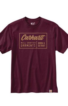 卡哈特北京, Carhartt | (105177) Relaxed Fit HW Short Sleeve Craft Graphic T-Shirt - Port商品图片 8.2折×额外7折, 额外七折