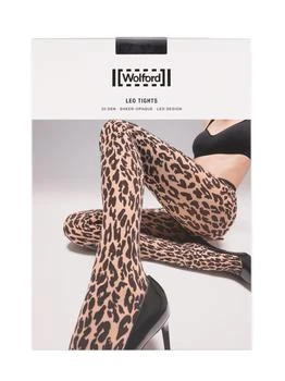 Wolford | Leopard Print Mesh Tights,商家LUISAVIAROMA,价格¥337
