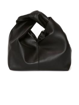 推荐J.W. Anderson Black Leather Mini Twister Tote Bag商品