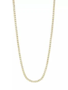 Saks Fifth Avenue Collection | Two-Tone 14K Gold Textured Chain Necklace,商家Saks Fifth Avenue,价格¥14455