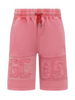 GCDS | GCDS Overdyed Logo Band Shorts商品图片,5.7折起