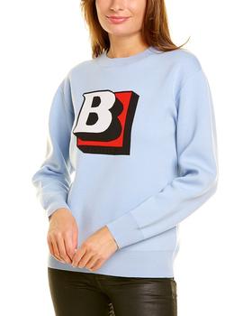 推荐Burberry Graphic Wool-Blend Sweater商品