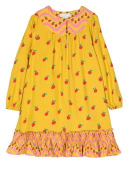 推荐Girls Apple Pattern Swiggles Dress商品