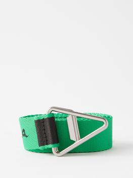 Bottega Veneta | Triangle-buckle logo-jacquard belt商品图片,