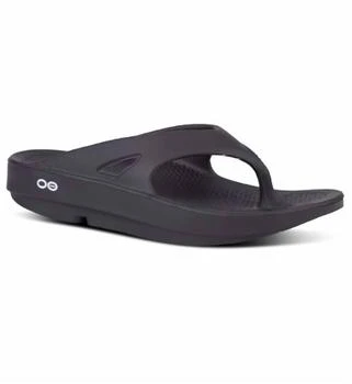OOFOS | Women's Ooriginal Sandal In Black,商家Premium Outlets,价格¥418
