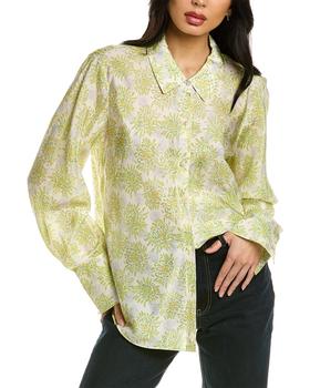 Rebecca Taylor | Rebecca Taylor Mini Astera Fleur Silk Shirt商品图片,2.4折