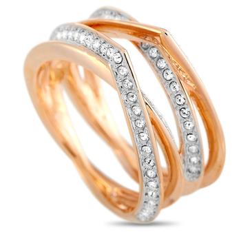 施华洛世奇戒指, Swarovski | Swarovski Genius Rose Gold-Plated Stainless Steel Crystal Ring商品图片 5折