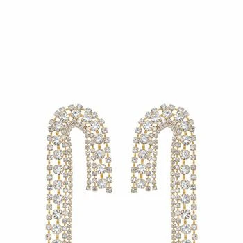 Ettika Jewelry | Crystal Arch Chain Statement Earrings,商家Verishop,价格¥456