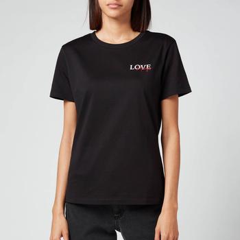 推荐HUGO Women's The Regular T-Shirt 5 - Black商品