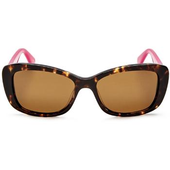 Kate Spade | Kate Spade Claretta Women's Polarized Colorblock Oval Sunglasses商品图片,2.2折×额外8.5折, 独家减免邮费, 额外八五折