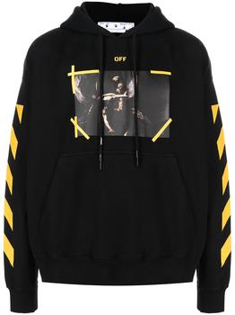 推荐OFF-WHITE MEN DIAG ARROW CARAV MERCY SKATE HOODIE商品