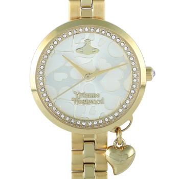 Vivienne Westwood | Vivienne Westwood Bow Gold-Tone Stainless Steel Watch VV139SLGD商品图片,5折