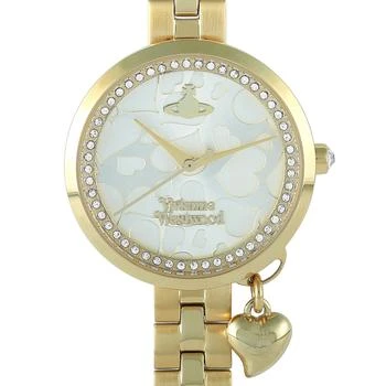 推荐Vivienne Westwood Bow Gold-Tone Stainless Steel Watch VV139SLGD商品