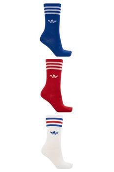 推荐Adidas Originals Stripe-Detailed Pack Of Three Socks商品