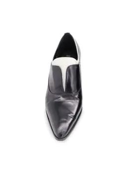 [二手商品] Prada | Prada Two-Toned Brogues In Black Leather Heels Pumps商品图片,