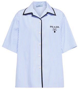Prada | Striped cotton shirt商品图片,