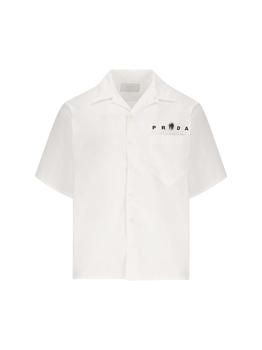 Prada | Prada Logo Printed Short-Sleeved Shirt商品图片,