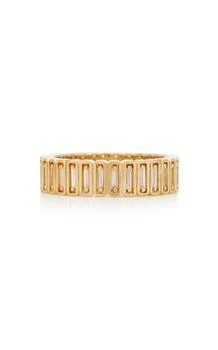 Suzanne Kalan | Suzanne Kalan - Inlay Collection 18K Yellow-Gold Eternity Band - Gold - US 7 - Moda Operandi - Gifts For Her,商家Fashion US,价格¥37592